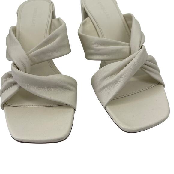 Everlane The Day Twist Heel in White Size 9.5 Summer - Picture 6 of 13